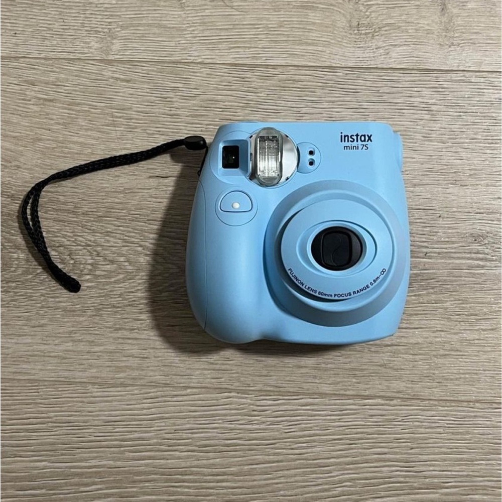 Ice Blue INSTAX Polaroid camera